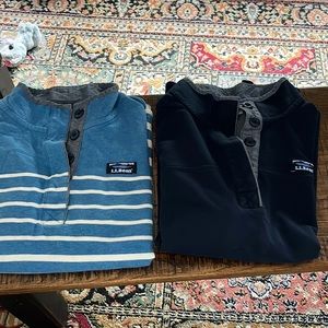 LL Bean cotton pullover sweatshirts